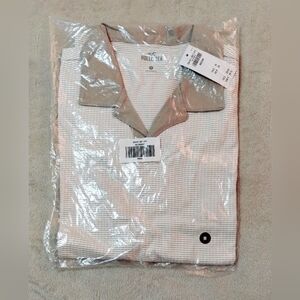 NWT Short Sleeve Hollister Tan Polo